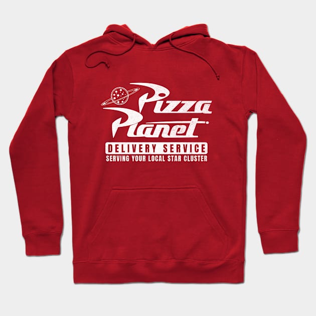 Vintage Pizza Planet Hoodie by Super Legend